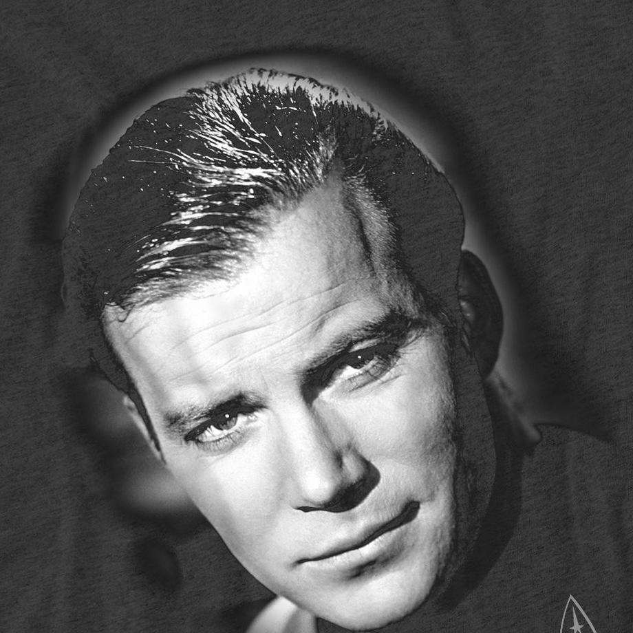Star Trek Captain James T Kirk T-Shirt Stampata  