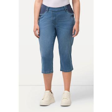 Jeans Capri modello Sienna in materiale elasticizzato con taglio della gamba aderente e cintura elastica