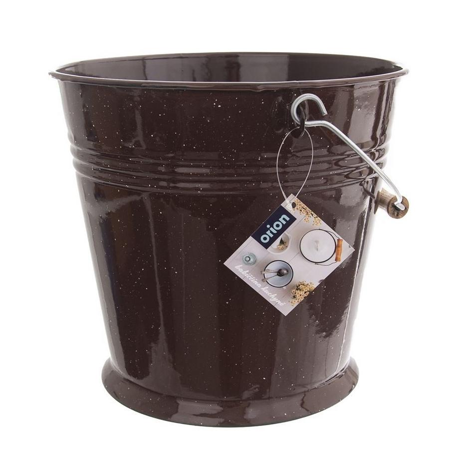 Orion  Secchio smaltato con manico - Perfetto per la casa e il giardino 