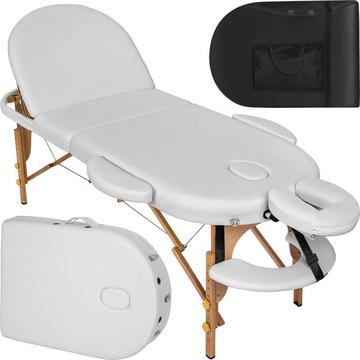 Table de massage Sawsan 3 zones avec rembourrage de 5cm et châssis en bois