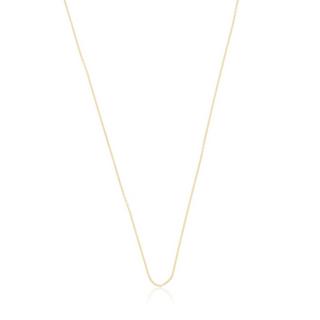 MUAU Schmuck  Collier Rundanker Gelbgold 750, 0.9mm, 38cm 