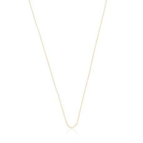 MUAU Schmuck  Collier Rundanker Gelbgold 750, 0.9mm, 38cm 