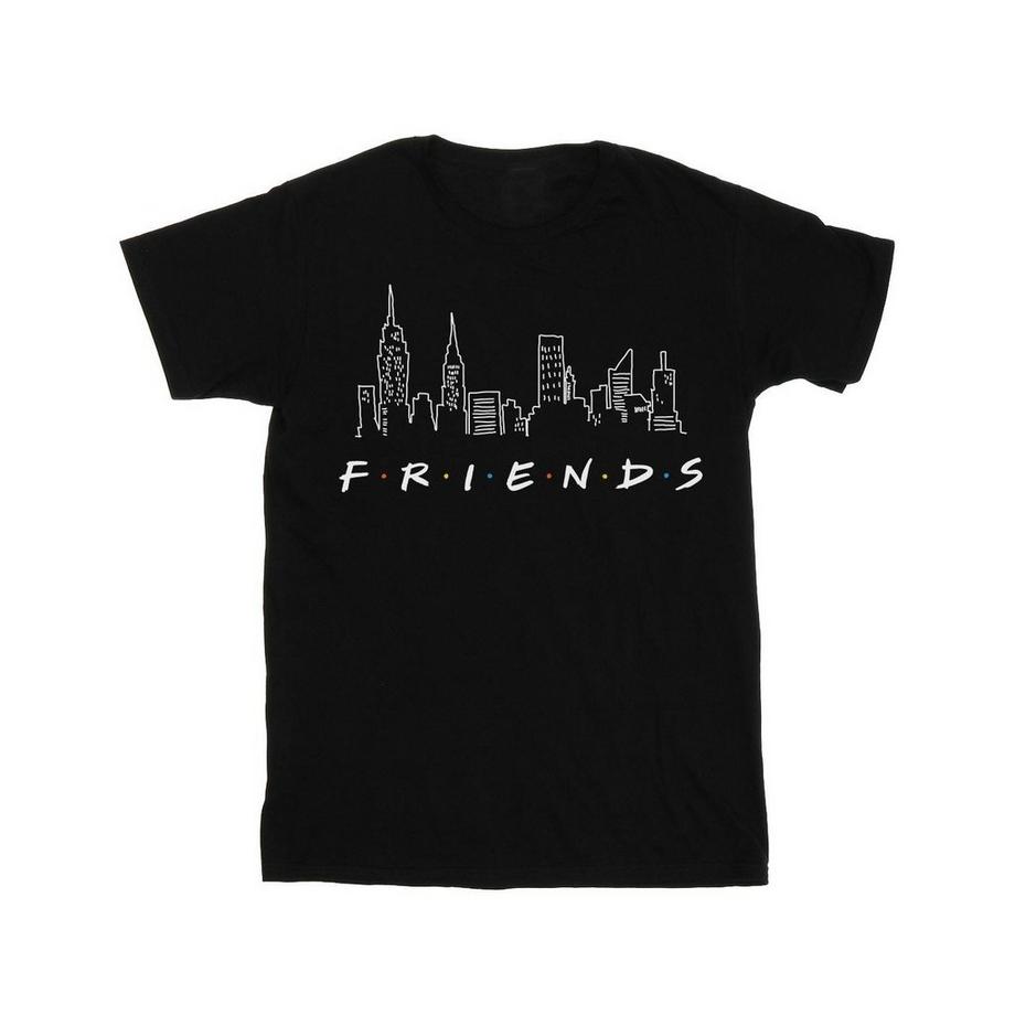 Friends Skyline Grafikdruck T-Shirt  