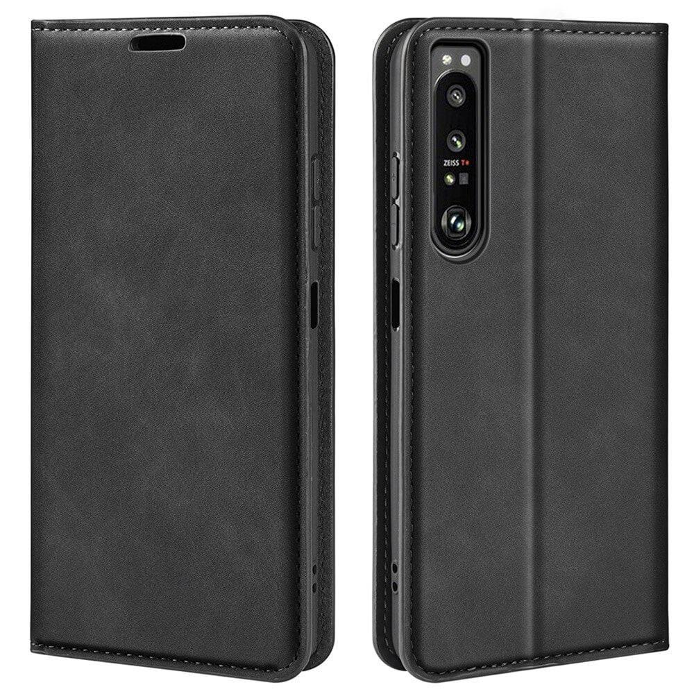 Cover-Discount  Sony Xperia 1 IV - Stand Flip Case Cover nero 