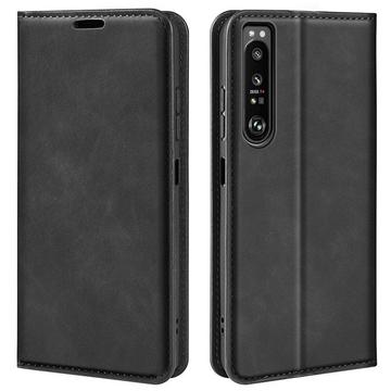 Sony Xperia 1 IV - Stand Flip Case Cover nero