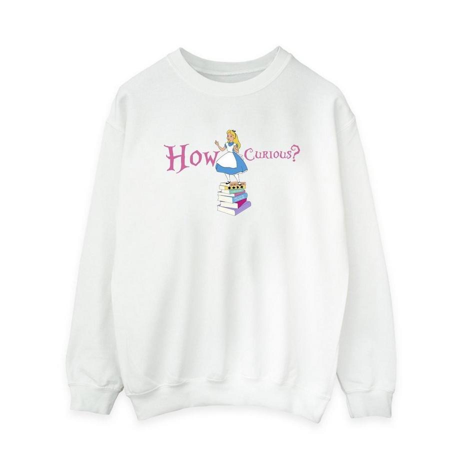 Disney Alice Im Wunderland How Curious Sweatshirt  