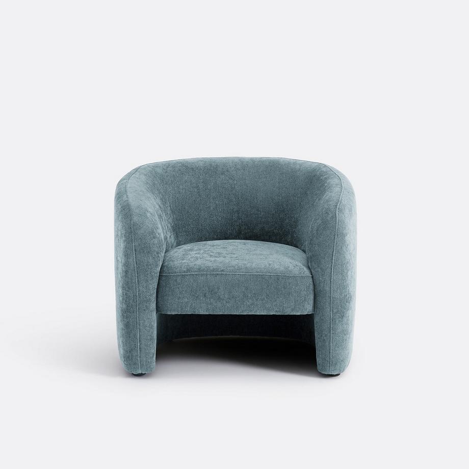 La Redoute Intérieurs Fauteuil chenillé fin  