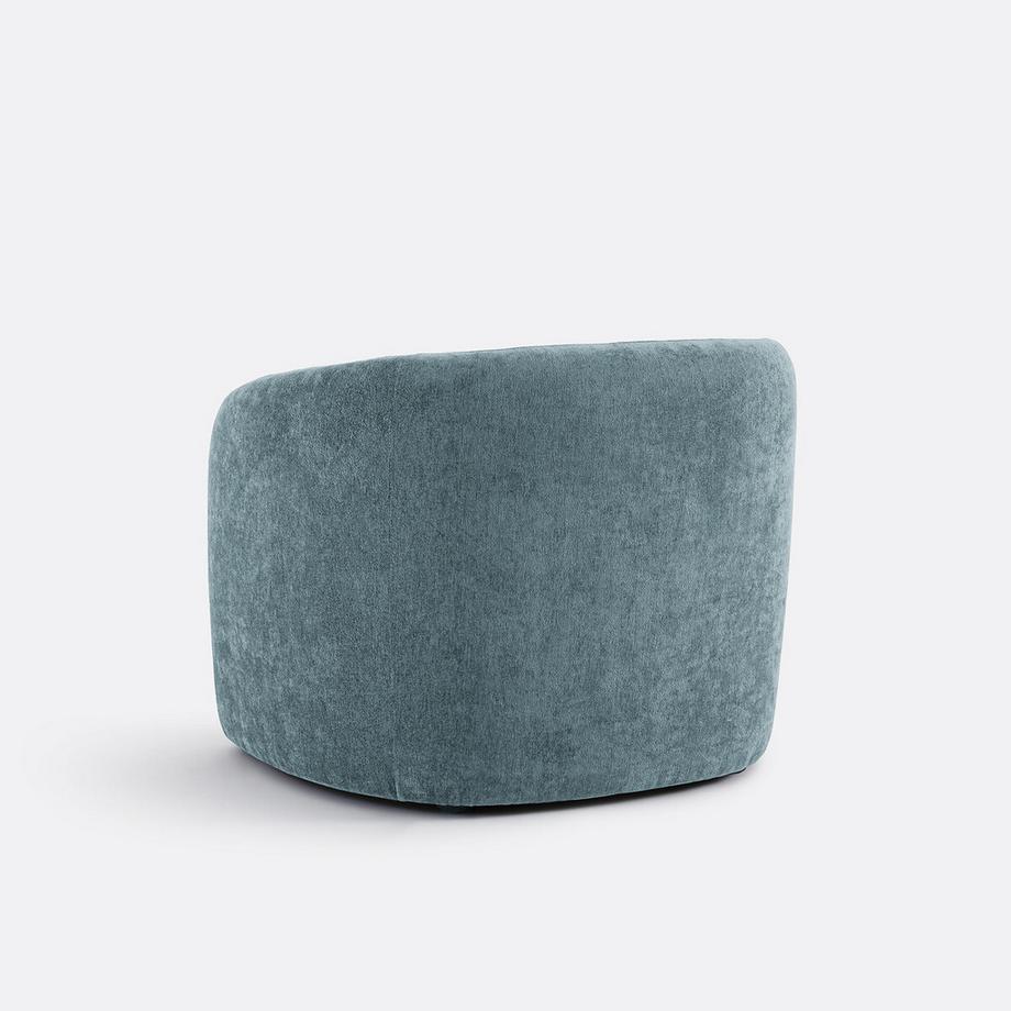 La Redoute Intérieurs Fauteuil chenillé fin  