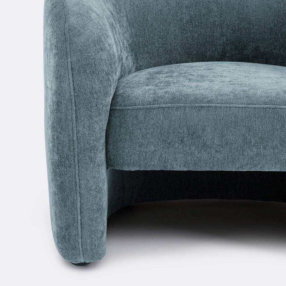 La Redoute Intérieurs Fauteuil chenillé fin  
