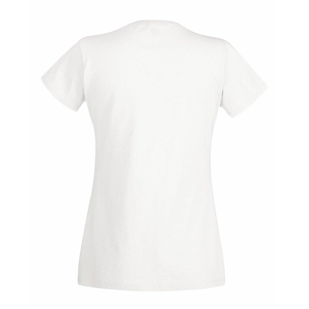Fruit of the Loom LadyFit V-Ausschnitt T-Shirt  