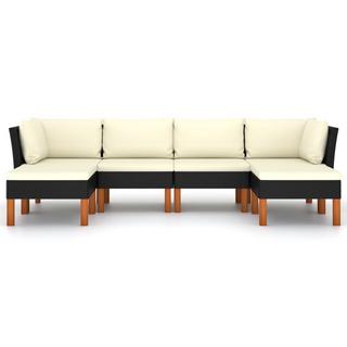 VidaXL Garten-sofa-set poly-rattan  