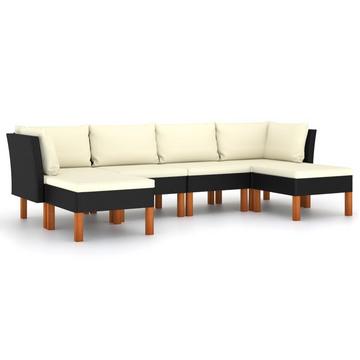 Garten-sofa-set poly-rattan
