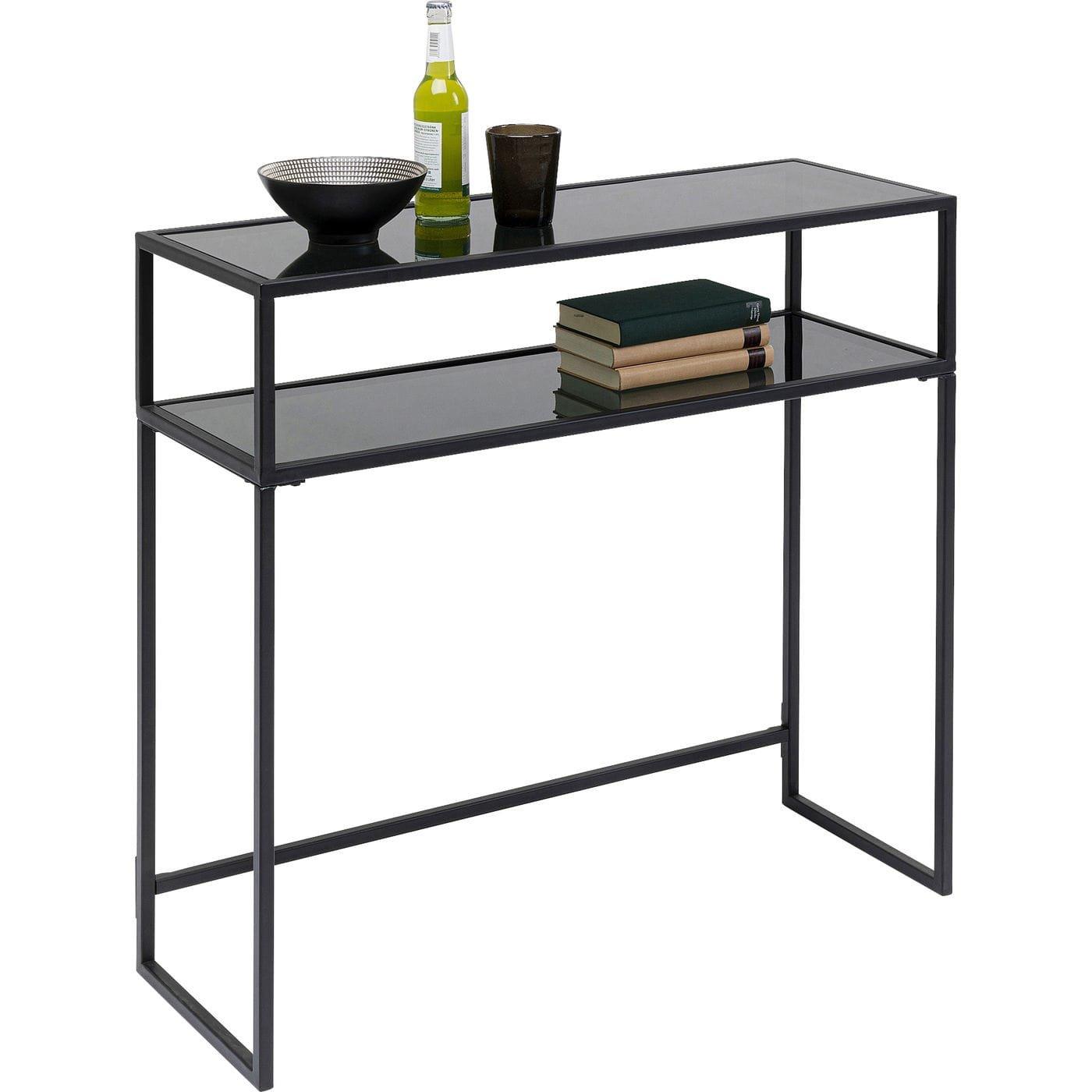 KARE Design Konsole Loft Schwarz 80x85  