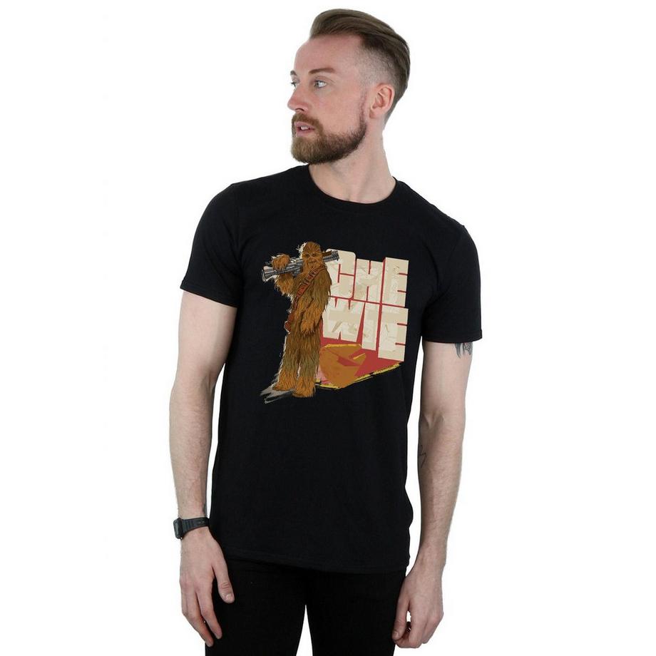 STAR WARS Solo Chewie T-Shirt Stampa Grafica  