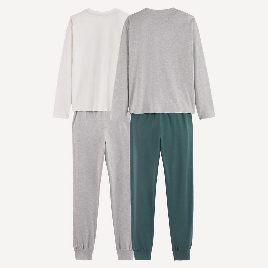 La Redoute Collections  Lot de 2 pyjamas en coton 