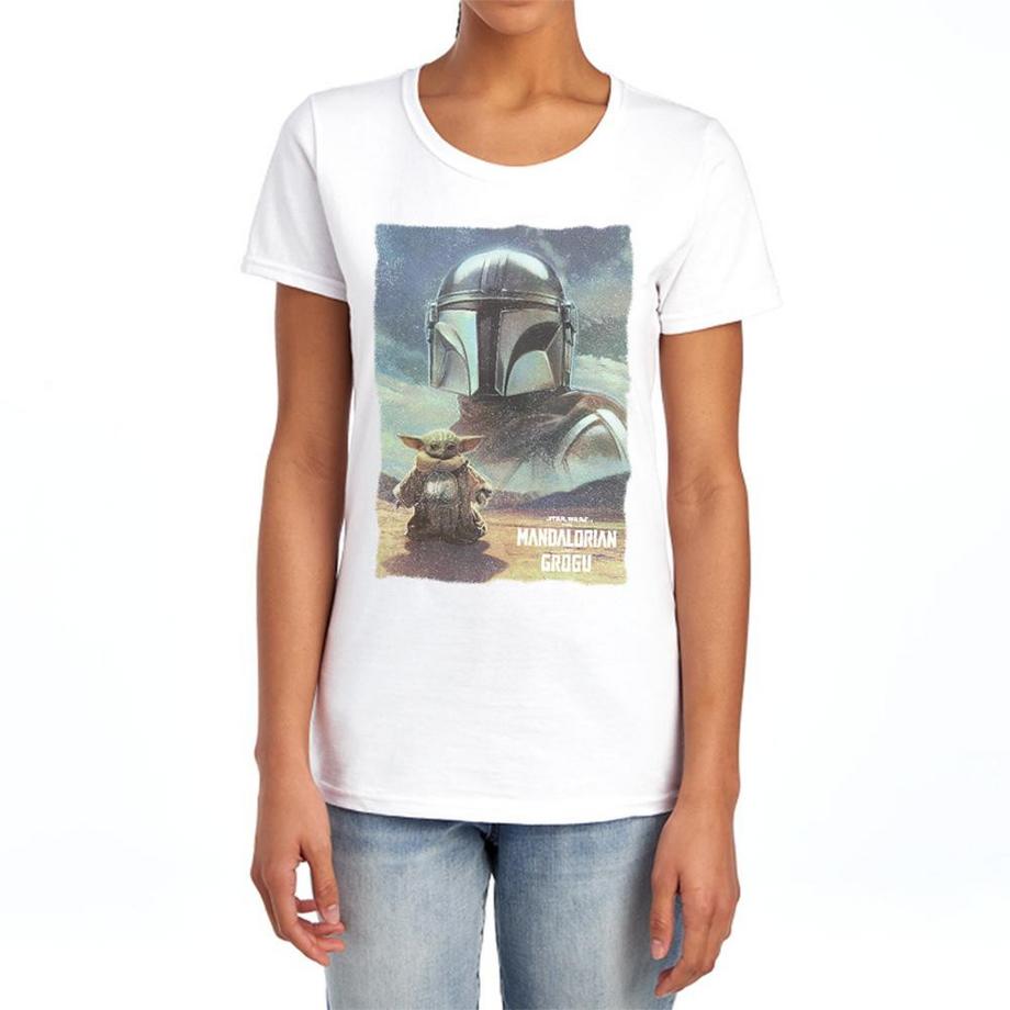 STAR WARS Star Wars Grogu Mandalorian T-Shirt Maniche Corte  