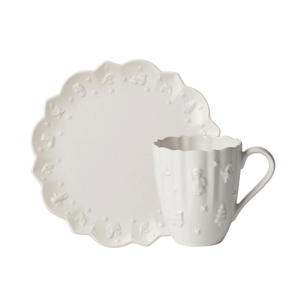 Villeroy&Boch Frühstücks-Set, 2-teilig, 1 Person, Weiß Toy's Delight Royal Classic  