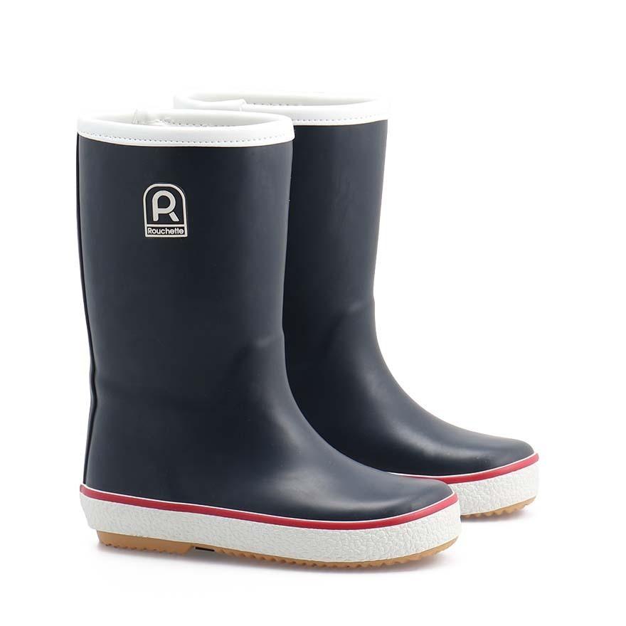 Rouchette  bottes de pluie enfant cap 