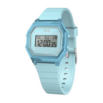 Ice Digit Retro Sky Blue Clear Small