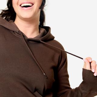 DOMYOS  Sweatshirt  mit Kapuze Baumwolle 