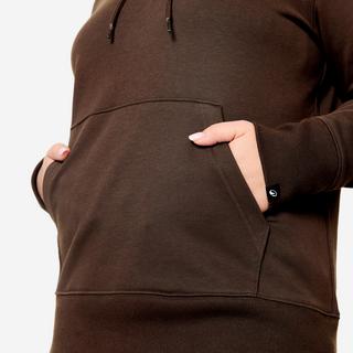 DOMYOS  Sweatshirt  mit Kapuze Baumwolle 