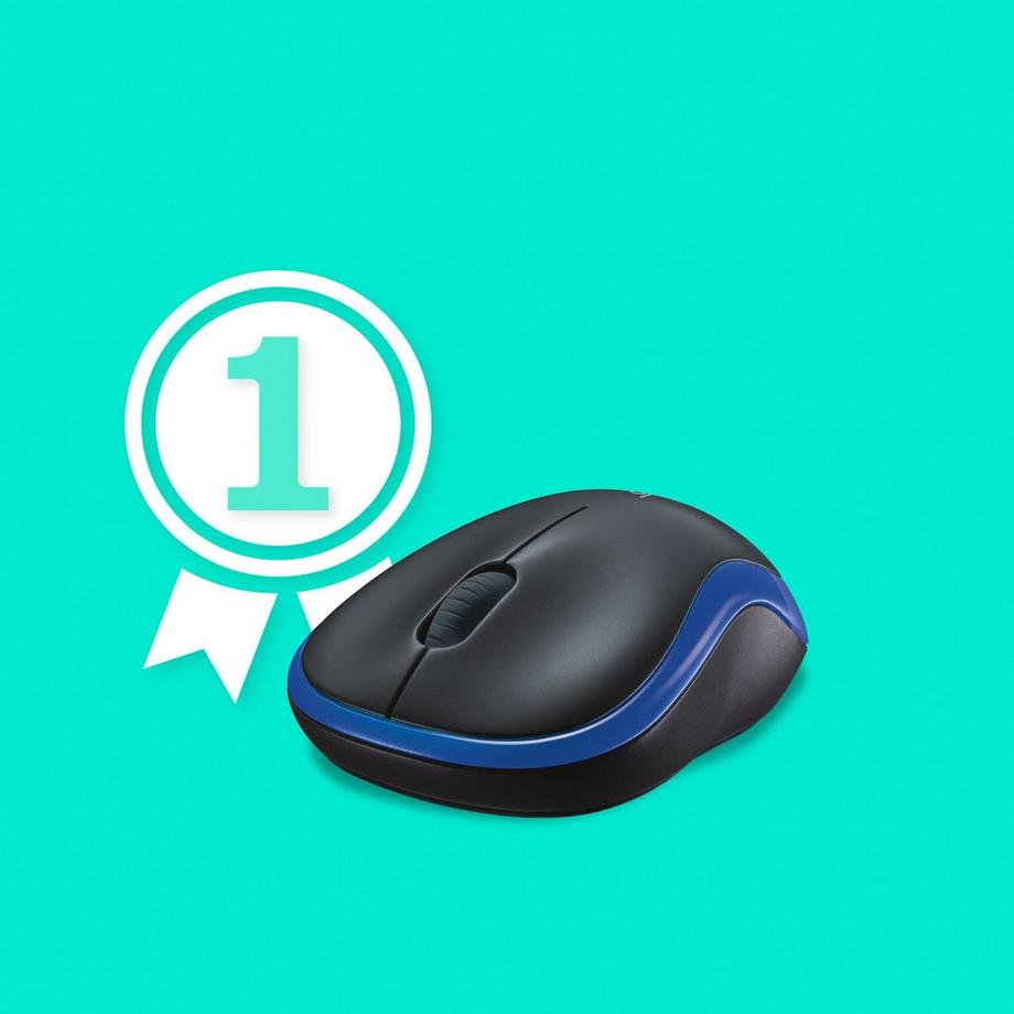 Logitech  Wireless Mouse M185 - blu 