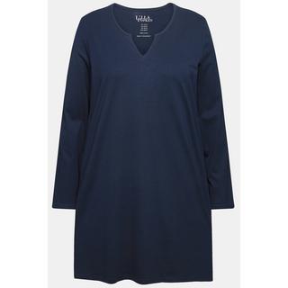 Ulla Popken  Longshirt, A-Linie, Tunika-Ausschnitt, Langarm 