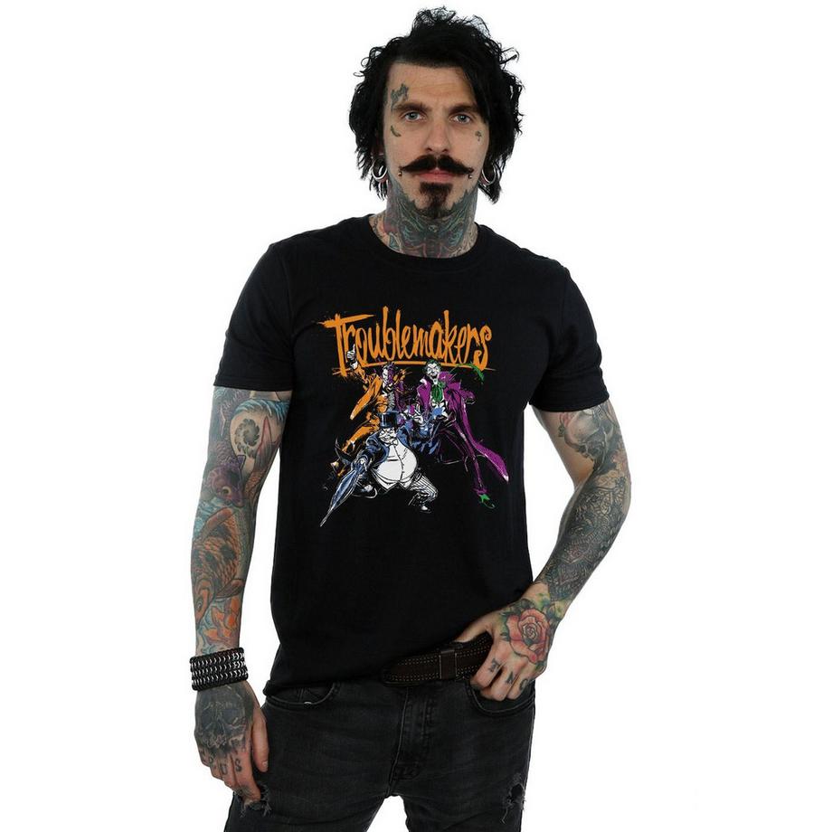 DC COMICS Troublemakers T-Shirt Stampata  