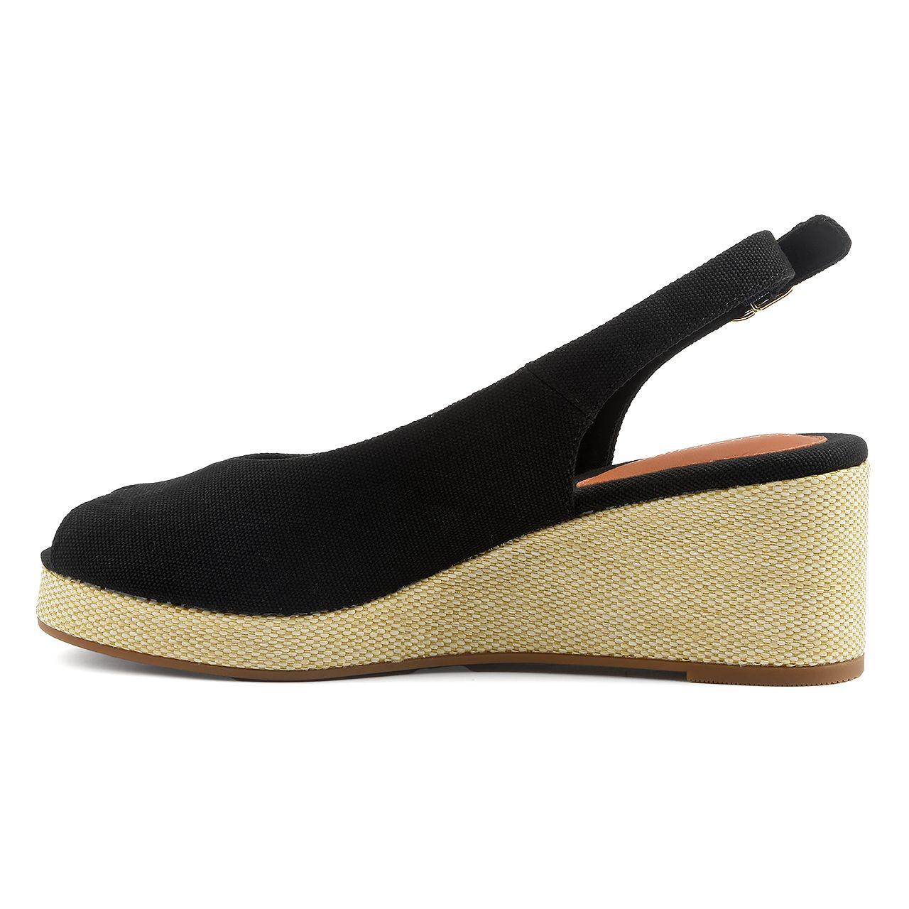 TOMMY HILFIGER  FLAG MID WEDGE ESPAD SLINGBACK-40 