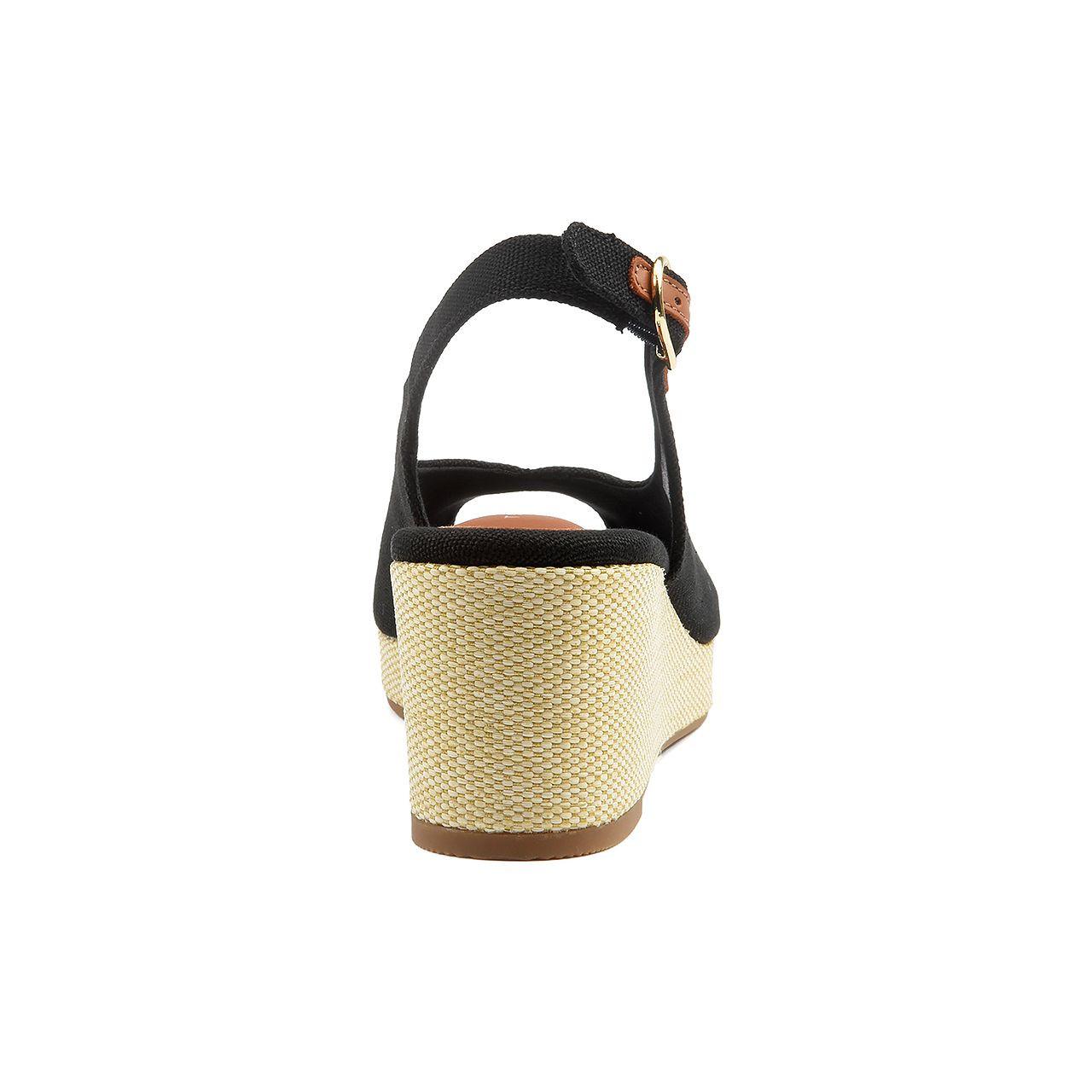 TOMMY HILFIGER  FLAG MID WEDGE ESPAD SLINGBACK-40 