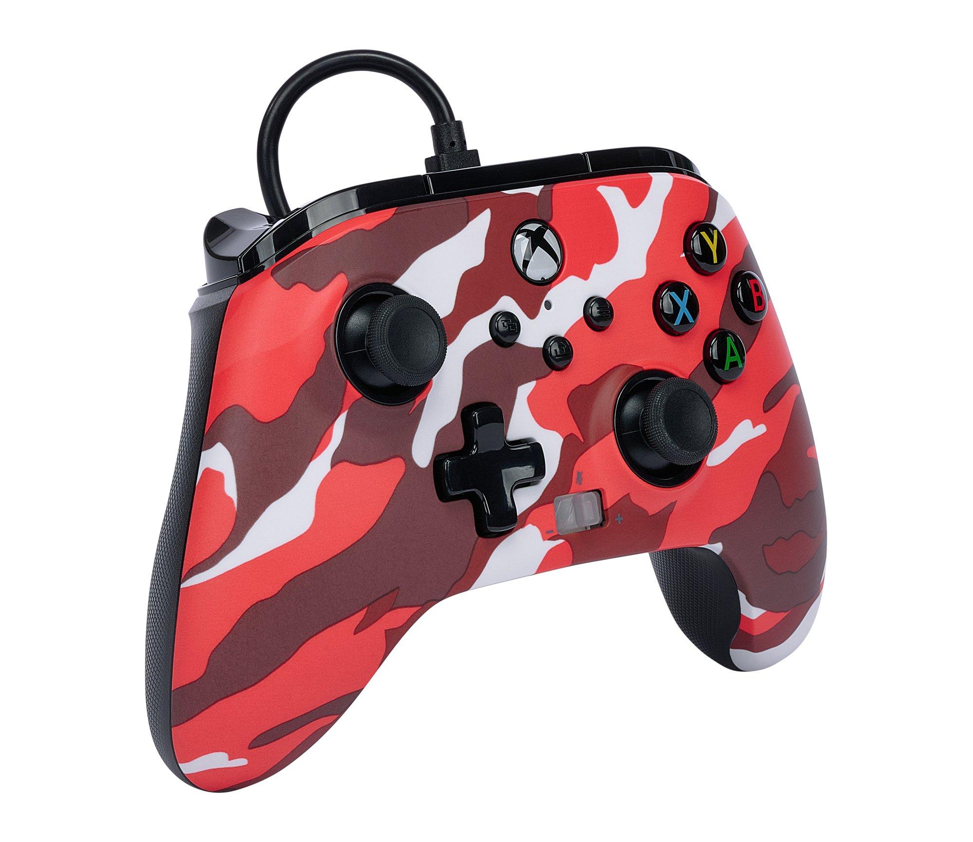 POWERA  1525942-01 accessoire de jeux vidéo Camouflage, Rouge USB Manette de jeu Analogique/Numérique Xbox One, Xbox Series S, Xbox Series X 