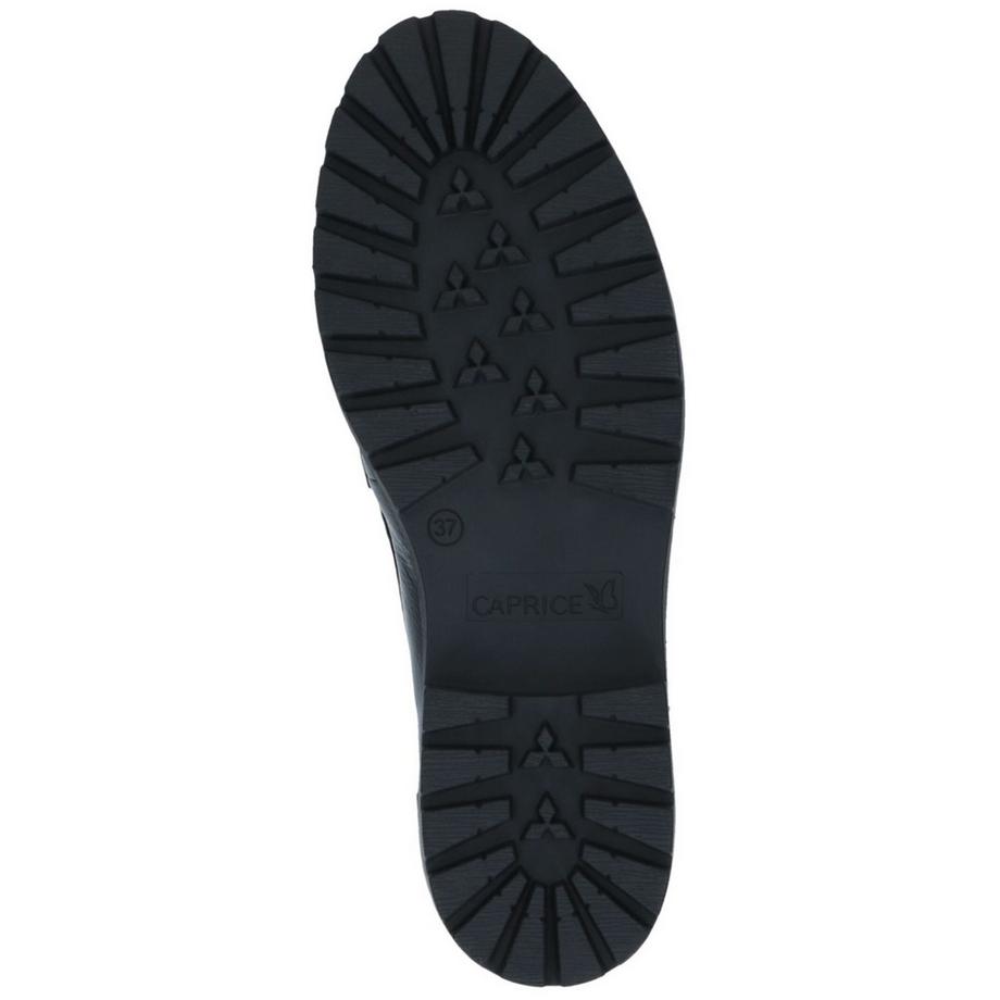CAPRICE Loafer in pelle lucida con suola spessa  