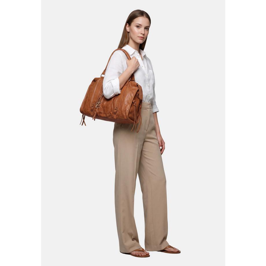 Chiara Ferretti Sac à bandoulière avec franges  
