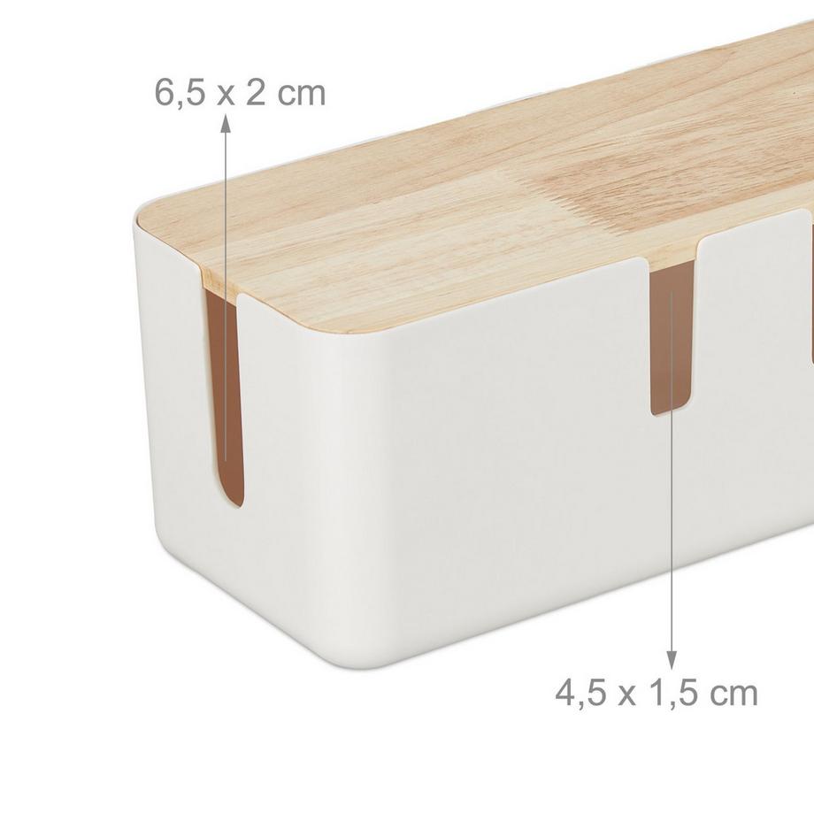 B2X  Boîtier de câble blanc 