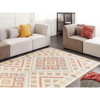 Beliani Tapis en Coton Traditionnel ATAN  