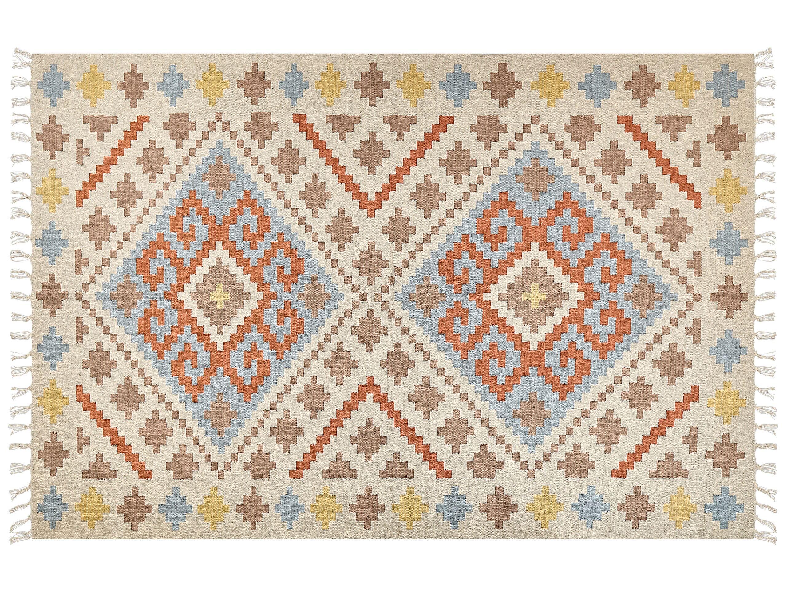 Beliani Tapis en Coton Traditionnel ATAN  