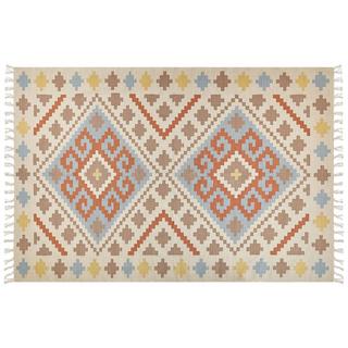 Beliani Tapis en Coton Traditionnel ATAN  