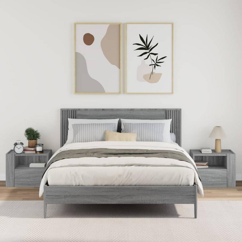 VidaXL Wand-nachttisch holzwerkstoff  