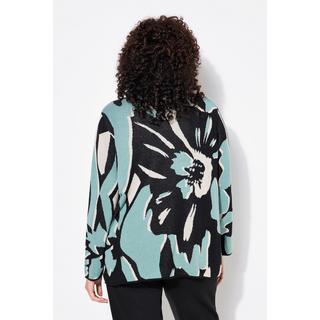 Ulla Popken  Pull oversize, encolure bateau et manches longues 