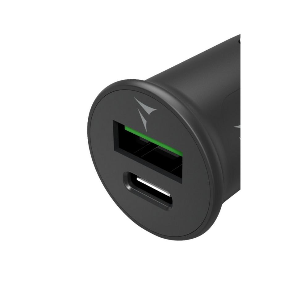 Techmade  Chargeur Rapide Voiture GaN 30W TypeC + USBA 