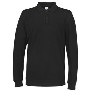 Cottover Langarm Piqué Poloshirt  