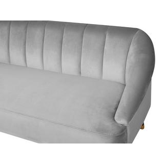 Beliani 3 Sitzer Sofa aus Samtstoff Modern ALSVAG  