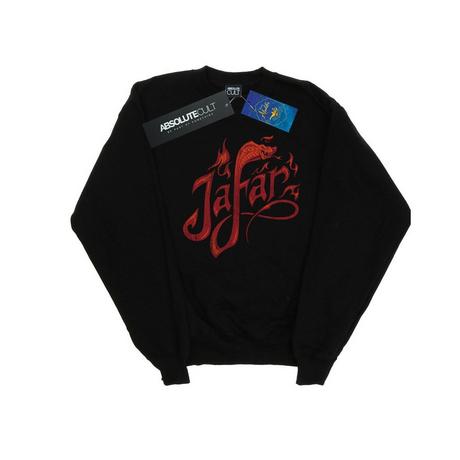 Disney  Aladdin Movie Jafar Flames Logo Sweatshirt 