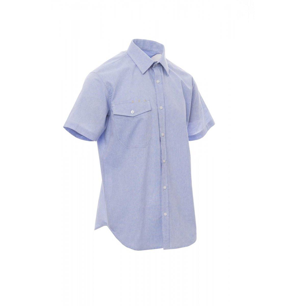 Payper Wear Camicia Maniche Corte Slim Fit con Tasca sul Petto  