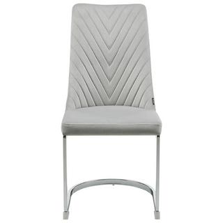 Beliani Esszimmerstuhl 2er Set aus Samtstoff Modern ALTOONA  