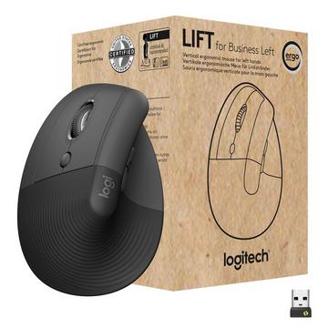 Lift for Business souris Gauche RF sans fil + Bluetooth Optique 4000 DPI