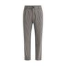 WE Fashion Tapered-Fit-Chinohose mit Muster  