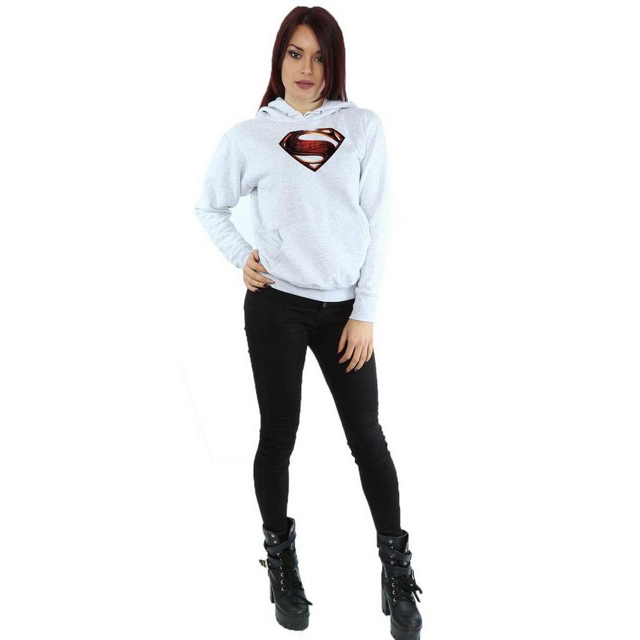 DC COMICS Justice League Superman Logo Kapuzenpullover  