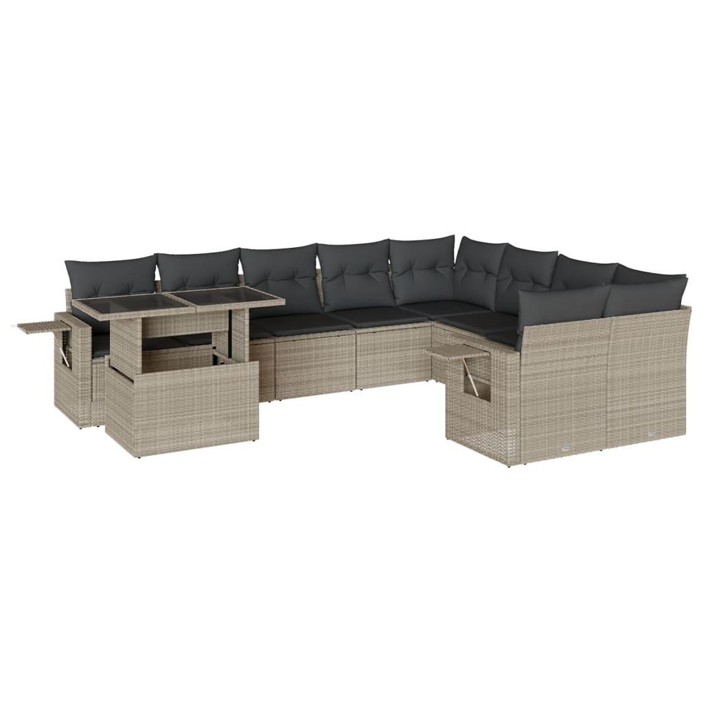 VidaXL Garten sofagarnitur poly-rattan  