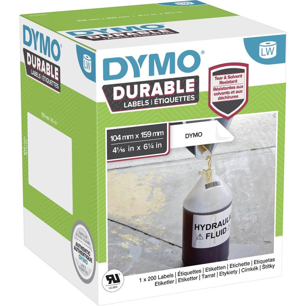 Dymo  Rotolo di etichette 159 x 104 mm Pellicola in polipropilene Bianco 200 pz. A tenuta permanente Etichetta un 